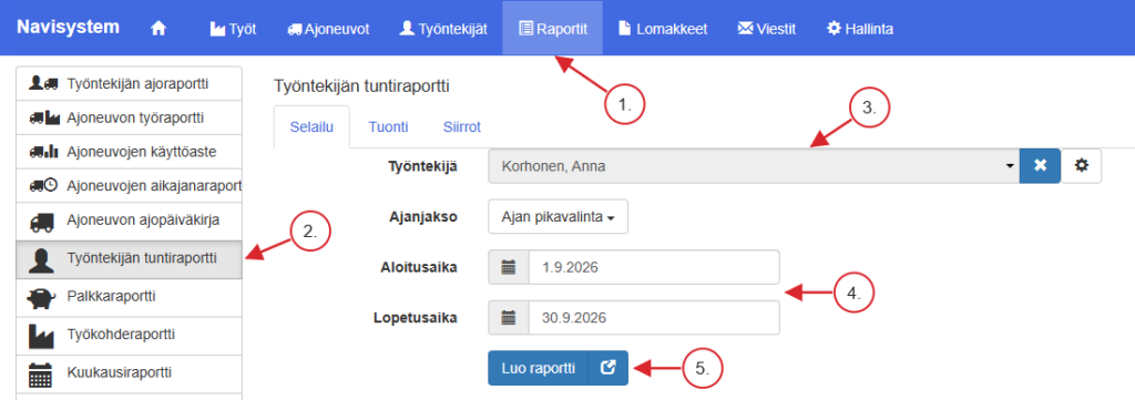 01 avaa raportti