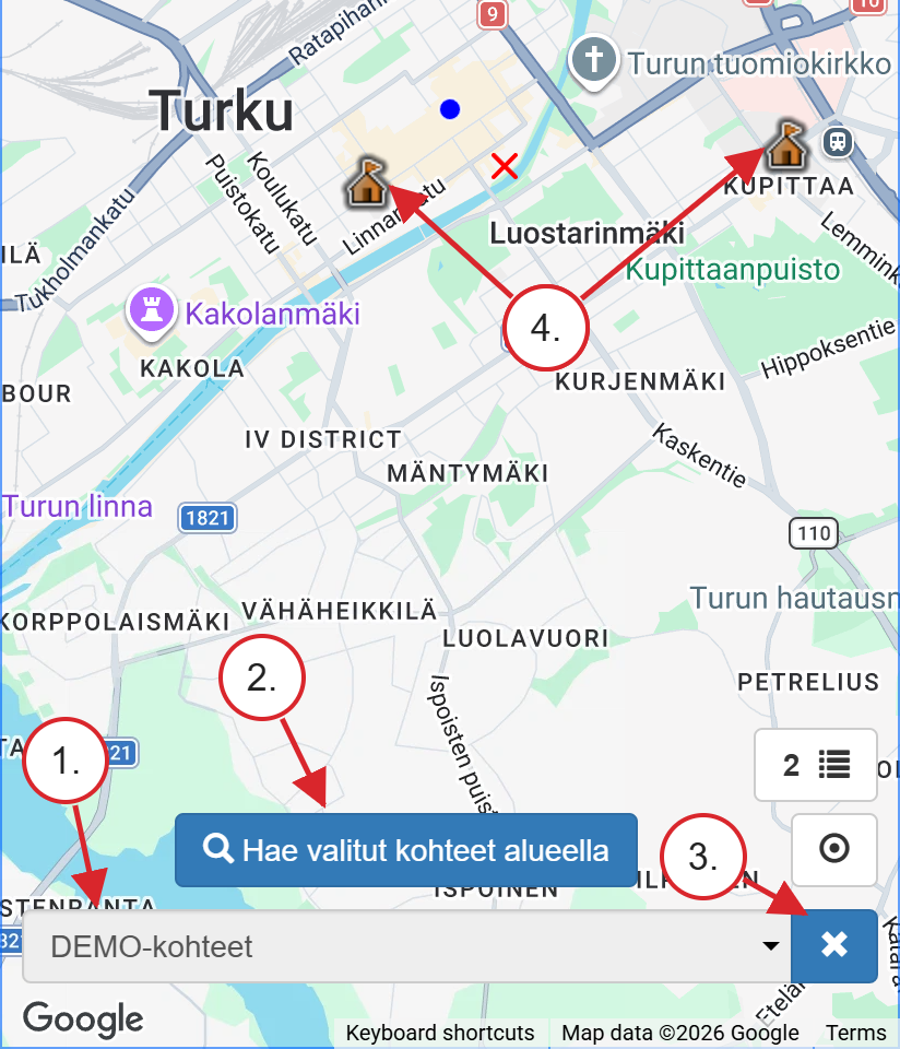 07 esivalinta kartalla